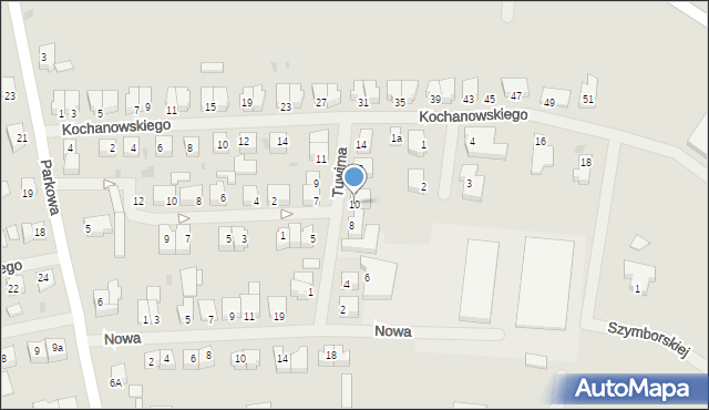 Świdwin, Tuwima Juliana, 10, mapa Świdwin