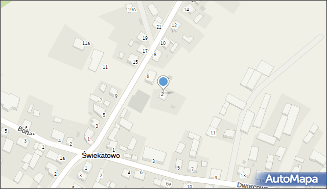 Świekatowo, Tucholska, 4, mapa Świekatowo