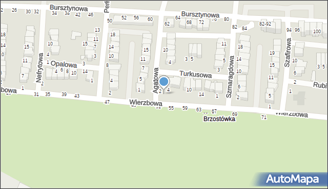 Tomaszów Mazowiecki, Turkusowa, 2, mapa Tomaszów Mazowiecki