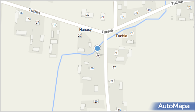 Tuchla, Tuchla, 25, mapa Tuchla