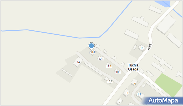 Tuchla Osada, Tuchla Osada, 13/2, mapa Tuchla Osada