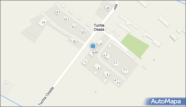 Tuchla Osada, Tuchla Osada, 8, mapa Tuchla Osada