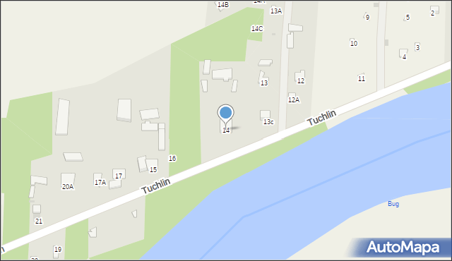Tuchlin, Tuchlin, 14, mapa Tuchlin