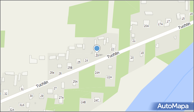 Tuchlin, Tuchlin, 23, mapa Tuchlin