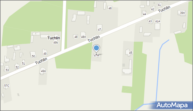 Tuchlin, Tuchlin, 47A, mapa Tuchlin