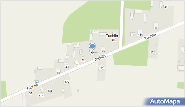 Tuchlin, Tuchlin, 50, mapa Tuchlin