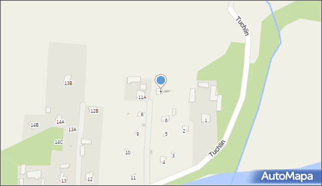 Tuchlin, Tuchlin, 7, mapa Tuchlin
