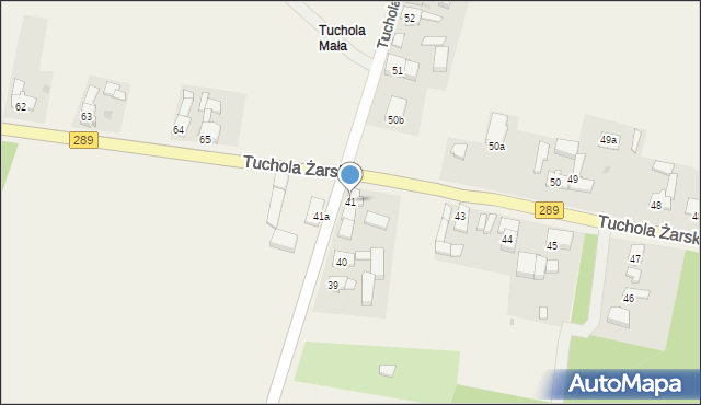 Tuchola Żarska, Tuchola Żarska, 41, mapa Tuchola Żarska