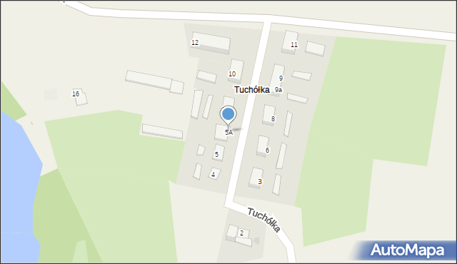 Tuchółka, Tuchółka, 5A, mapa Tuchółka