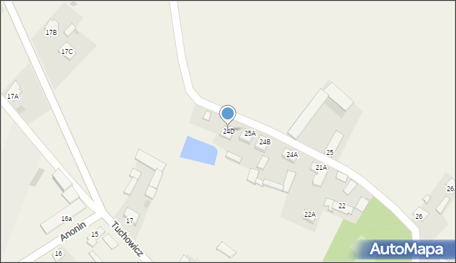 Tuchowicz, Tuchowicz, 24D, mapa Tuchowicz