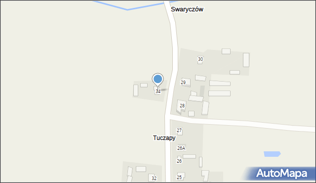 Tuczapy, Tuczapy, 34, mapa Tuczapy