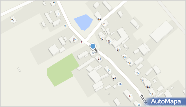 Tucze, Tucze, 12, mapa Tucze