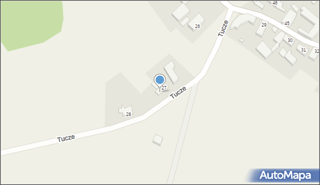 Tucze, Tucze, 27a, mapa Tucze