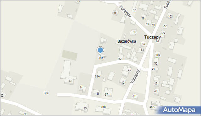 Tuczępy, Tuczępy, 38b, mapa Tuczępy