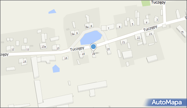 Tuczępy, Tuczępy, 19, mapa Tuczępy