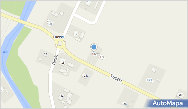 Tuczki, Tuczki, 19a, mapa Tuczki