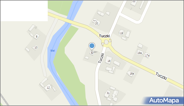 Tuczki, Tuczki, 32, mapa Tuczki