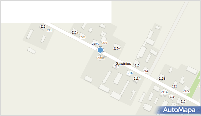 Tuczna, Tuczna, 218A, mapa Tuczna
