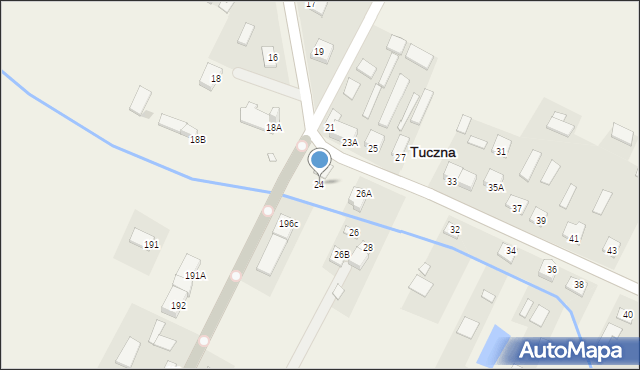 Tuczna, Tuczna, 24, mapa Tuczna