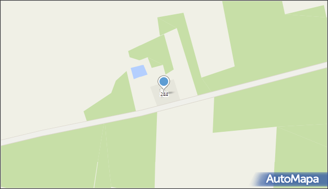 Tuczna, Tuczna, 244, mapa Tuczna