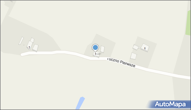 Tuczno Pierwsze, Tuczno Pierwsze, 7, mapa Tuczno Pierwsze