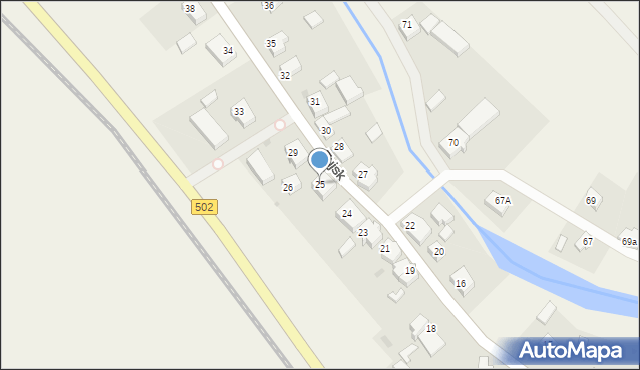 Tujsk, Tujsk, 25, mapa Tujsk