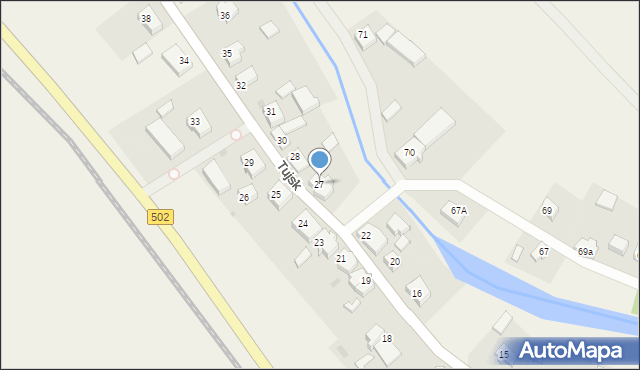 Tujsk, Tujsk, 27, mapa Tujsk