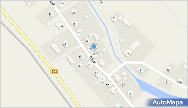 Tujsk, Tujsk, 28, mapa Tujsk