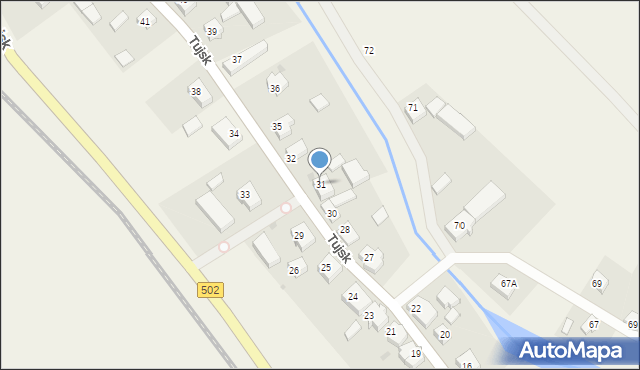 Tujsk, Tujsk, 31, mapa Tujsk