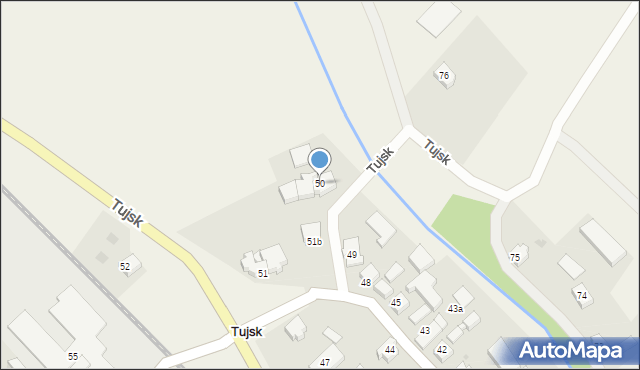 Tujsk, Tujsk, 50, mapa Tujsk