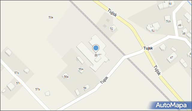 Tujsk, Tujsk, 55, mapa Tujsk