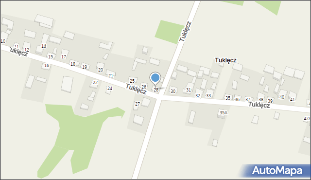 Tuklęcz, Tuklęcz, 28, mapa Tuklęcz