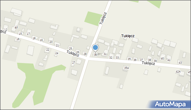 Tuklęcz, Tuklęcz, 30, mapa Tuklęcz