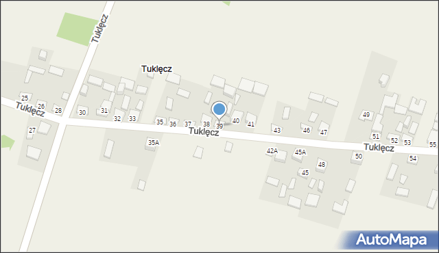 Tuklęcz, Tuklęcz, 39, mapa Tuklęcz