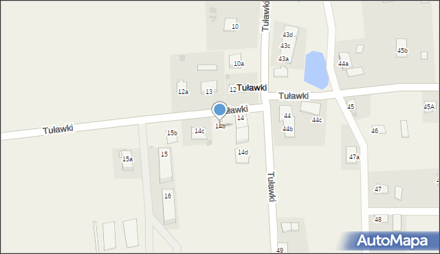 Tuławki, Tuławki, 14b, mapa Tuławki