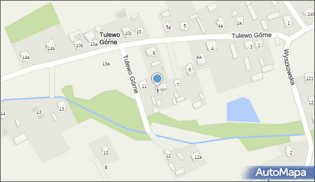 Tulewo, Tulewo, 8, mapa Tulewo