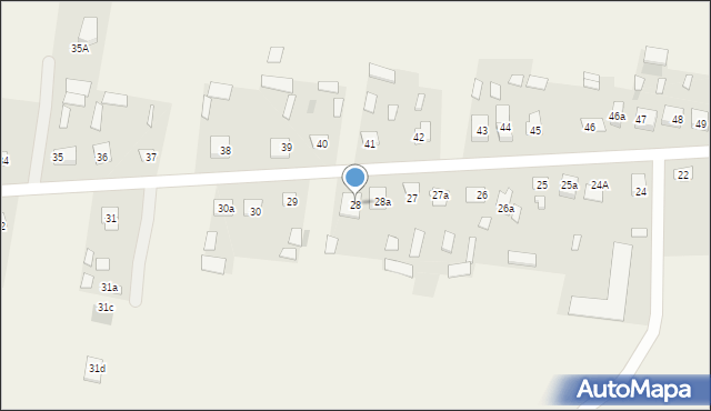 Tulewo Górne, Tulewo Górne, 28, mapa Tulewo Górne