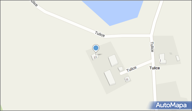 Tulice, Tulice, 14, mapa Tulice