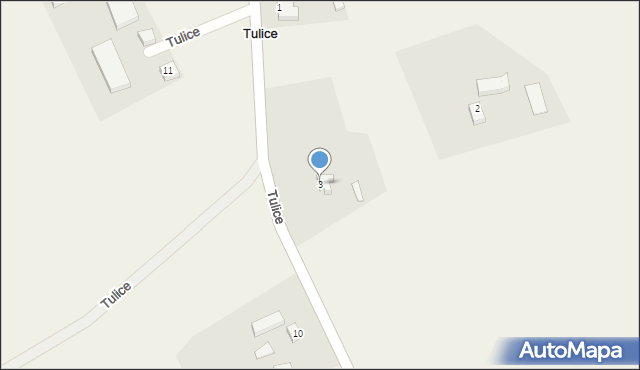 Tulice, Tulice, 3, mapa Tulice
