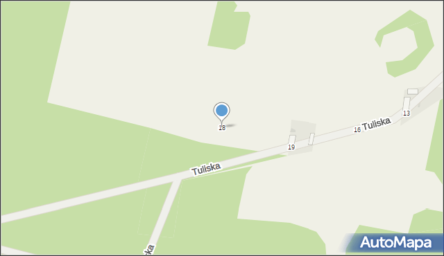 Tuliska, Tuliska, 18, mapa Tuliska