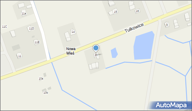 Tułkowice, Tułkowice, 10, mapa Tułkowice