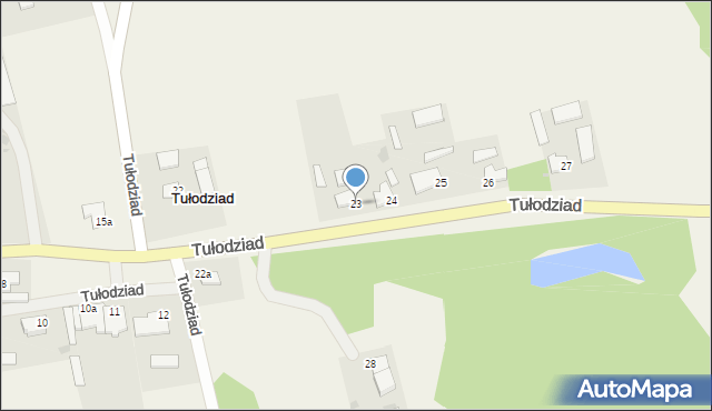 Tułodziad, Tułodziad, 23, mapa Tułodziad