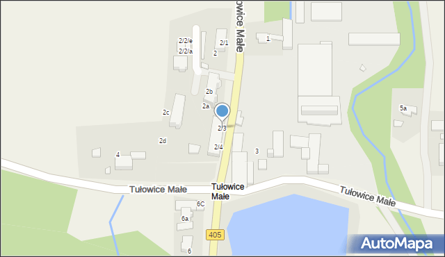 Tułowice, Tułowice Małe, 2/3, mapa Tułowice