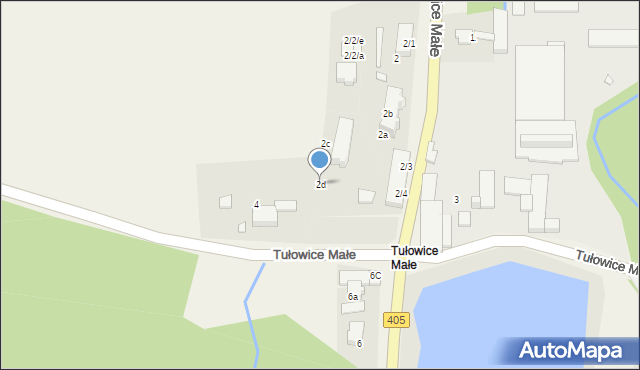 Tułowice, Tułowice Małe, 2d, mapa Tułowice