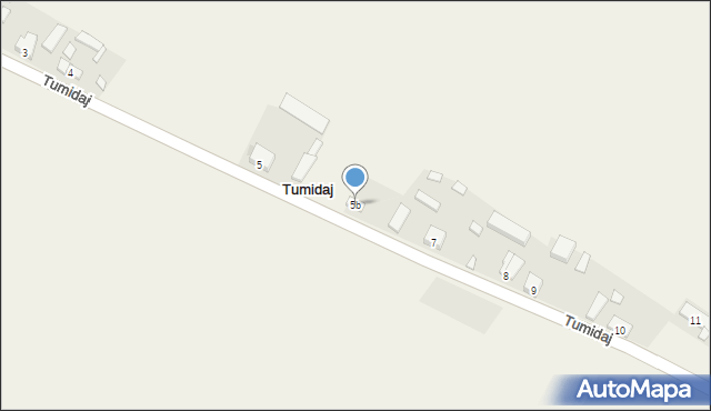 Tumidaj, Tumidaj, 5b, mapa Tumidaj