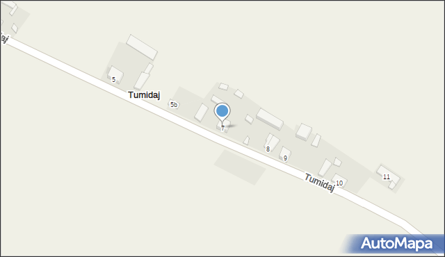 Tumidaj, Tumidaj, 7, mapa Tumidaj
