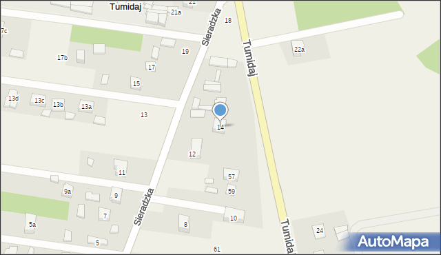 Tumidaj, Tumidaj, 14, mapa Tumidaj