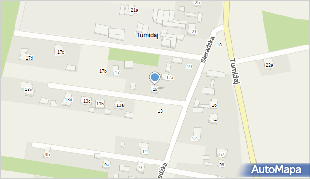 Tumidaj, Tumidaj, 15, mapa Tumidaj