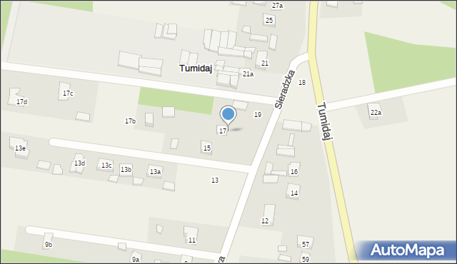 Tumidaj, Tumidaj, 17a, mapa Tumidaj