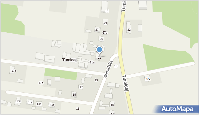 Tumidaj, Tumidaj, 21, mapa Tumidaj